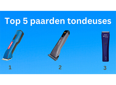 Top 5 tondeuses voor paarden